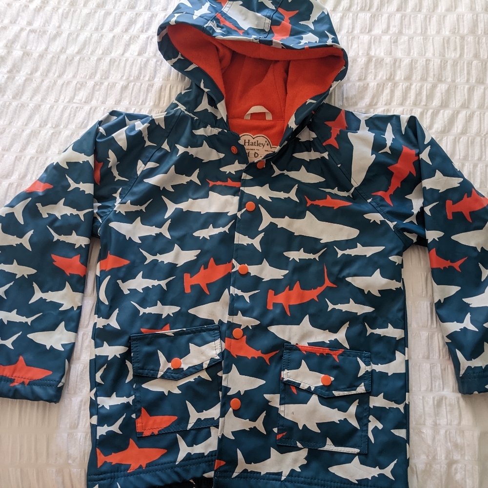 Hatley Rain Jacket with Sharks